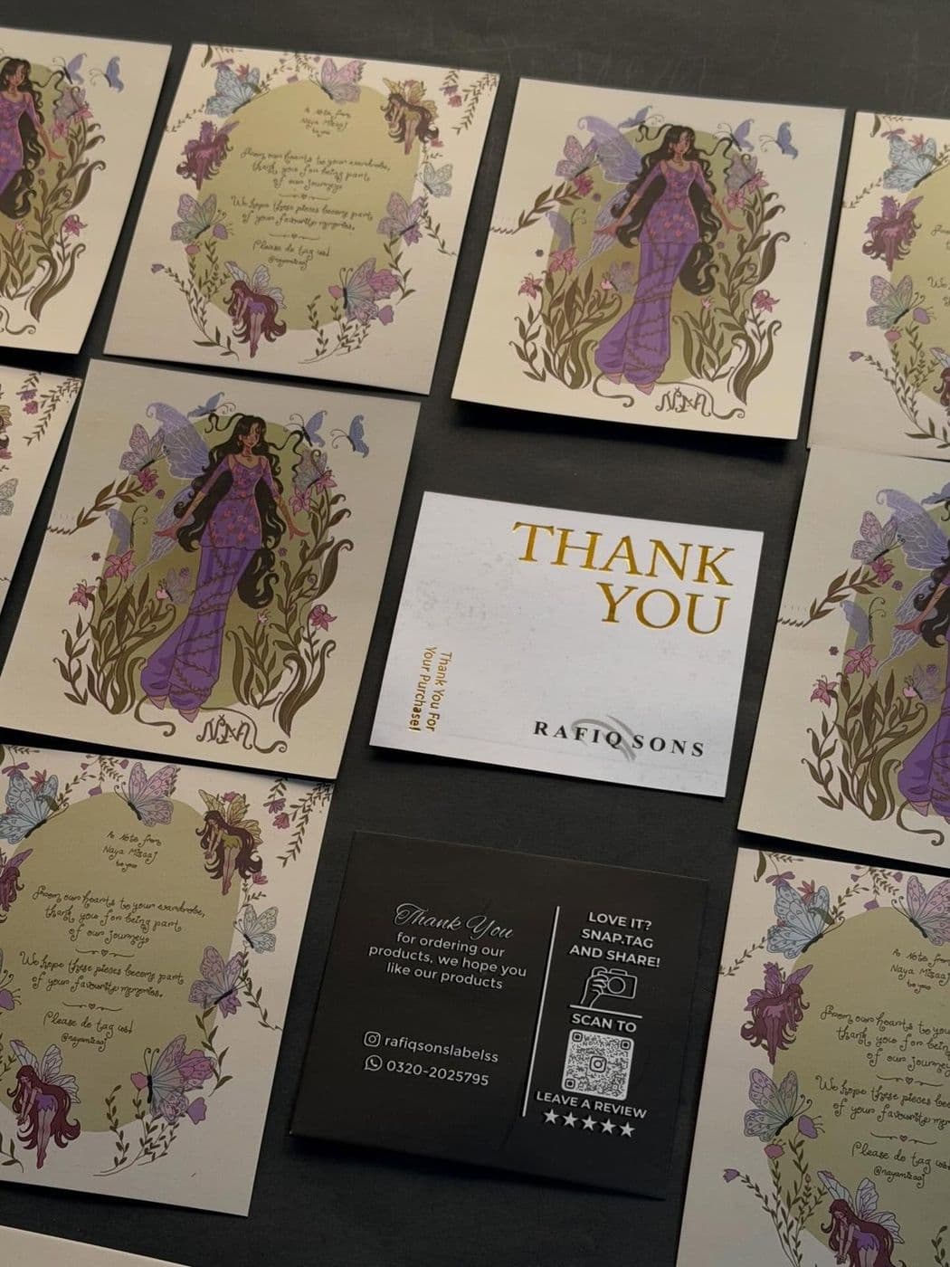 Business Cards crafted by Rafiq Sons Labels