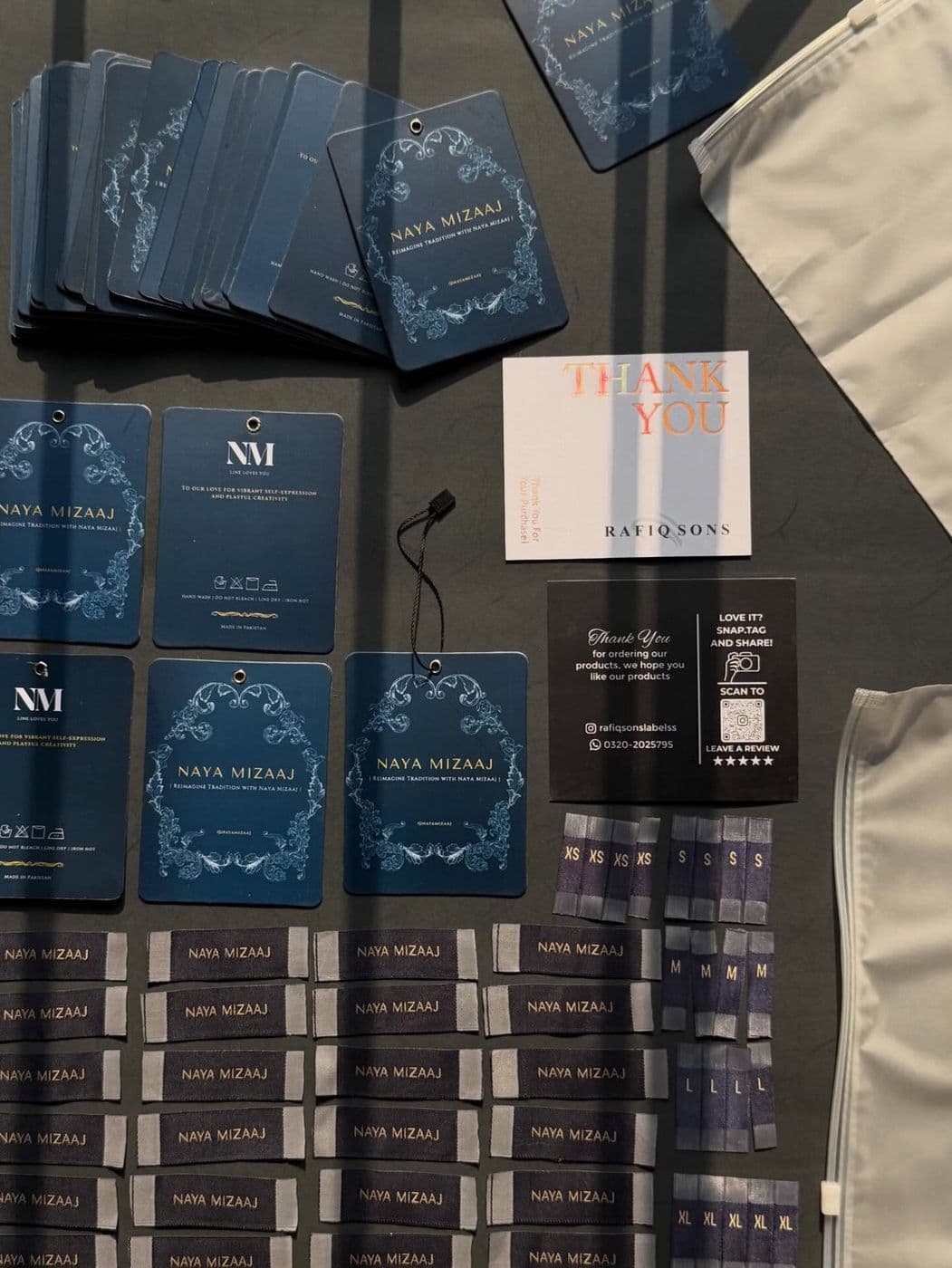 Packaging example by Rafiq Sons Labels