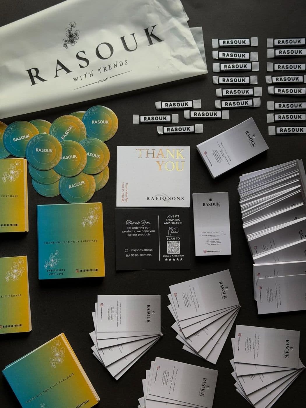 Packaging example by Rafiq Sons Labels