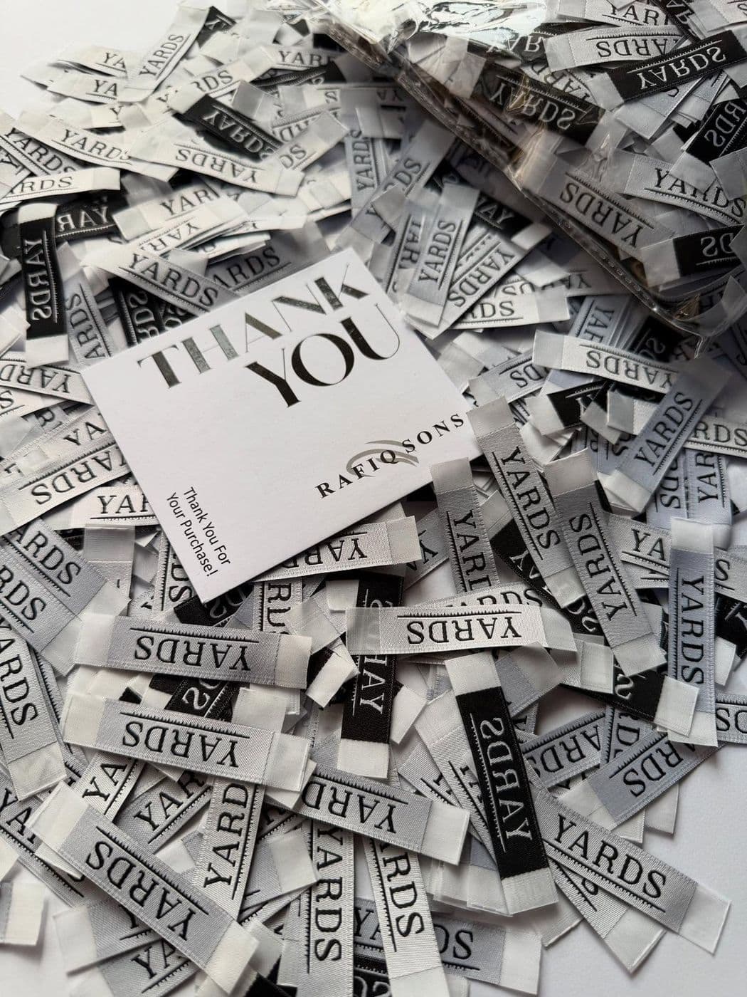 Woven labels example by Rafiq Sons Labels